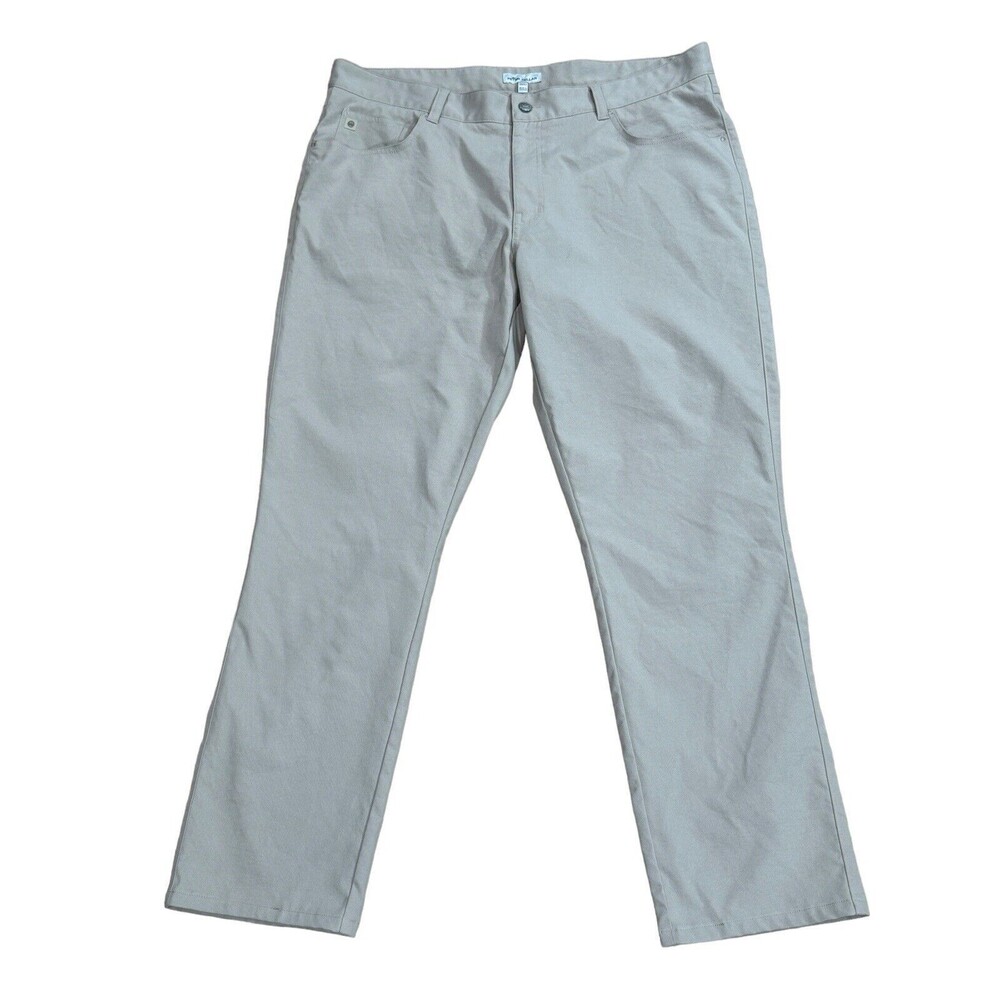 Peter Millar Men's Pants 38 x 29.5 EB66 Performance 5 Pocket Khaki Chino  READ